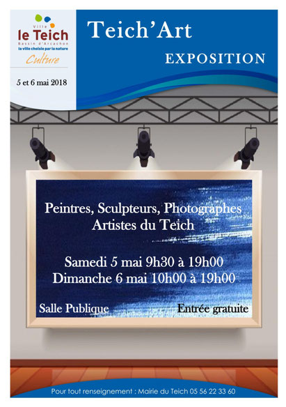 affiche expo teich'art 2018